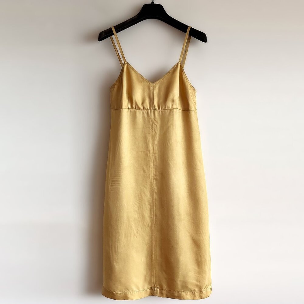 DRIES VAN NOTEN Yellow Slip Dress size 36 (about US size 4 to 6)